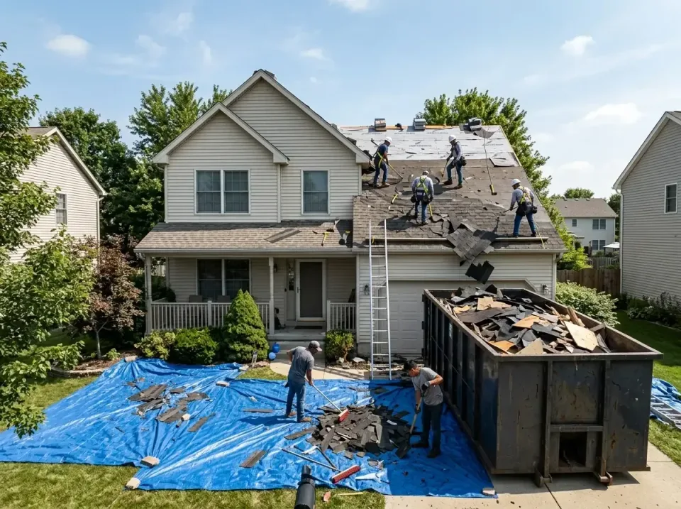 roof-replacement-debris-remova-004 — frequently asked questions, Cheapest Dumpster Rentals in Middletown, IN